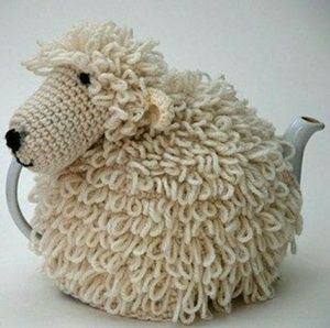 Crochet vintage teapot cozy